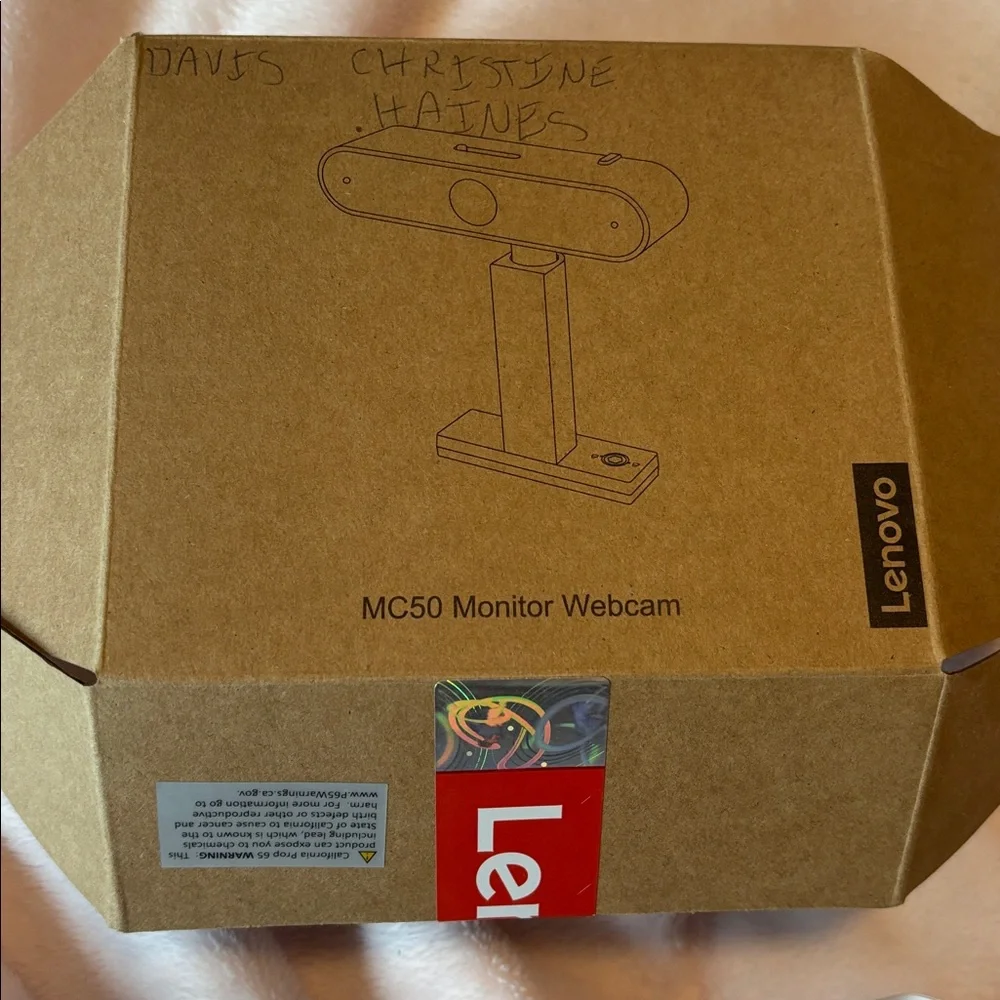 LENOVO ThinkVision MC50 Monitor WebCam Black